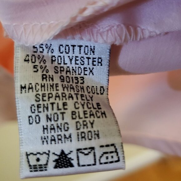 Linea By Louis Dell'Olio Blush Pink Wing Collar Swing Topper Size 3X - Picture 8 of 9